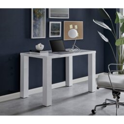 Scottsmoor Modern High Gloss Grey Home Office Desk