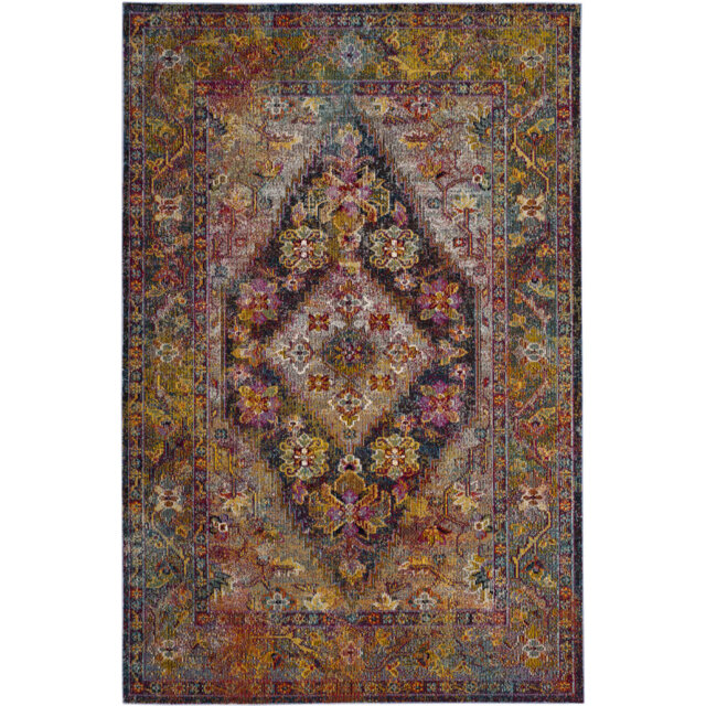 Esponga Oriental Indoor / Outdoor Area Rug