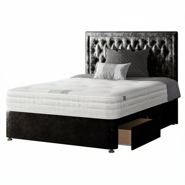 Gallego Upholstered UK Super King - DE 180 X 200 Cm Divan Bed