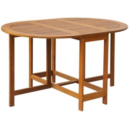 Garden Table 130x90x72 cm Solid Acacia Wood