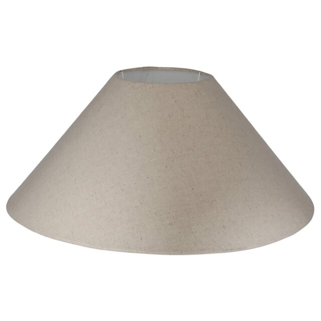 Abirad 23.5cm H Cotton Empire Lamp Shade ( Uno ) in Hopsack Beige