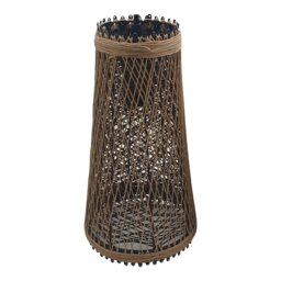 76.2cm H Metal Novelty Lamp Shade ( Uno ) in Brown