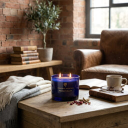 Nicola Spring - 3x Soy Wax Scented Candles - 350g - Patchouli & Rosewood