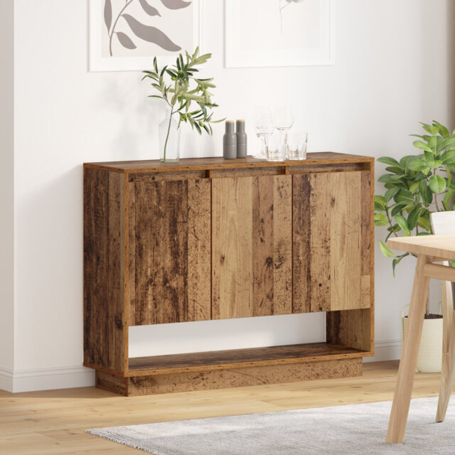 Sideboard 97 X 29 X 75 Cm Engineered Wood