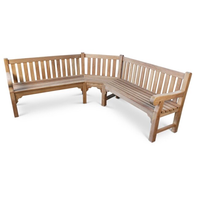 Martelange Solid Wood Teak Outdoor Bench