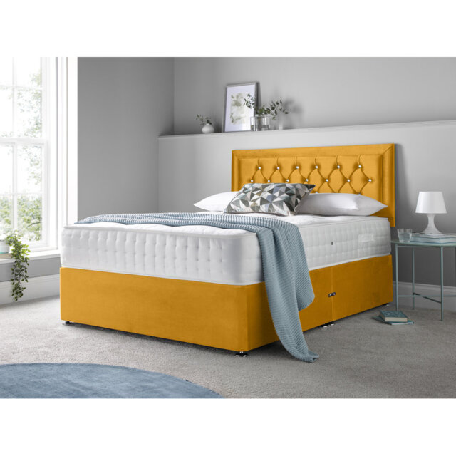 McBain Upholstered Divan Bed with Mattress