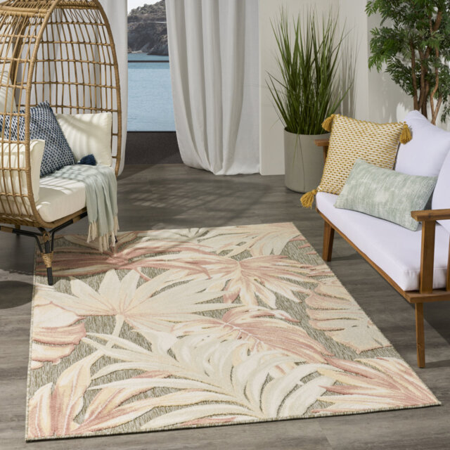 Anathea Floral Indoor / Outdoor Area Rug