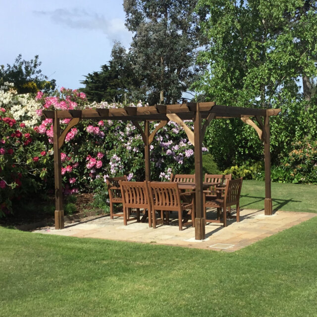 Baudel Solid Wood Pergola