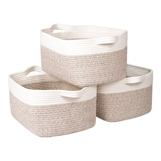 Beachcrest Home Fabric Decorative Bin