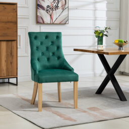 Akkar 47cm H Velvet Upholstered Dining Chair