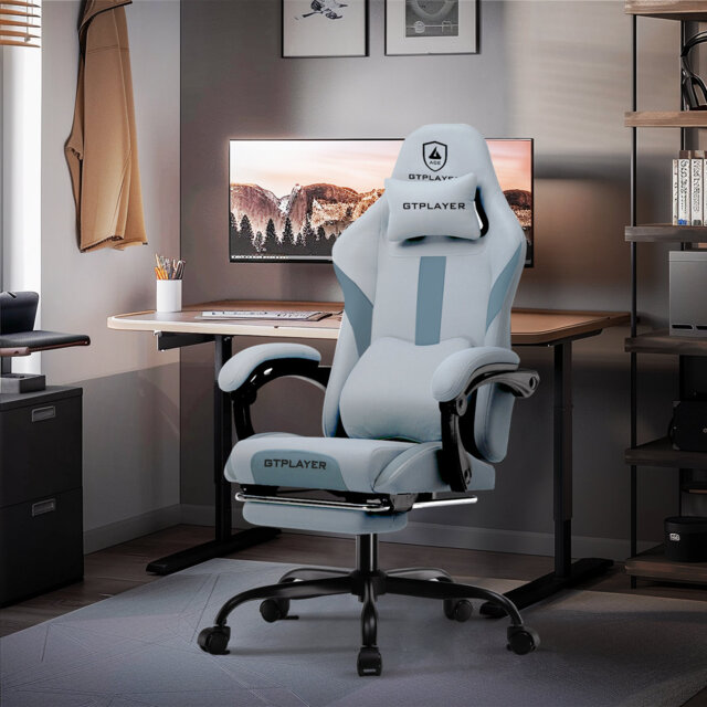 GTPLAYER Adjustable Swiveling PC & Racing Game Chair