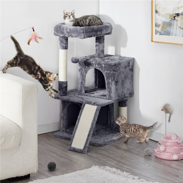 91cm H Multilevel Cat Tower