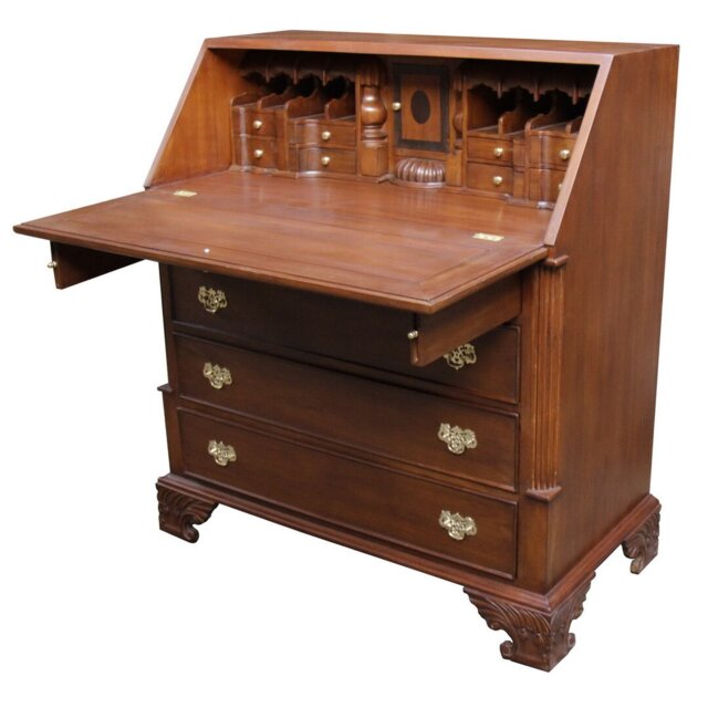 Beilby Modular Solid Wood Solid Wood Secretary Desk