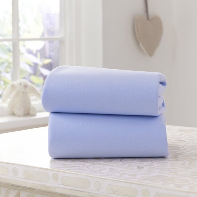 Cotton 2 - Piece Moses Basket Sheet Set