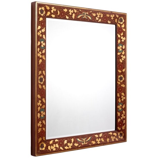 Hangzhou Wood Flat Wall Mirror
