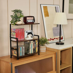 48cm H Media Shelves