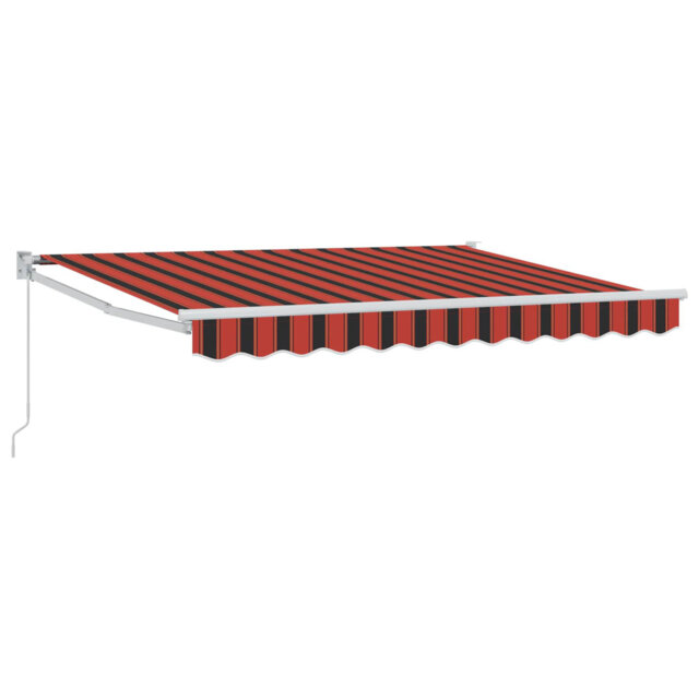 Vidaxl Retractable Awning Door Canopy Garden Patio Awning Fabric And Aluminium