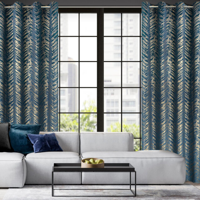 Adelya Blackout Curtains Single Panel