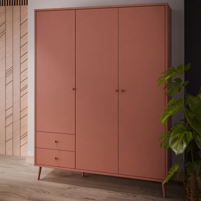 HARLLSON 3 Door Manufactured Wood Wardrobe