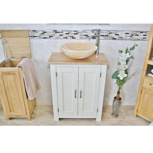 Cowen 650mm Single Bathroom Vanity with Vessel St1 Basin