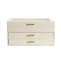 Maritzabel Leather Jewellery Box + Drawers