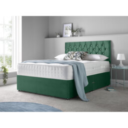 Matherville Upholstered Divan Bed with Mattress