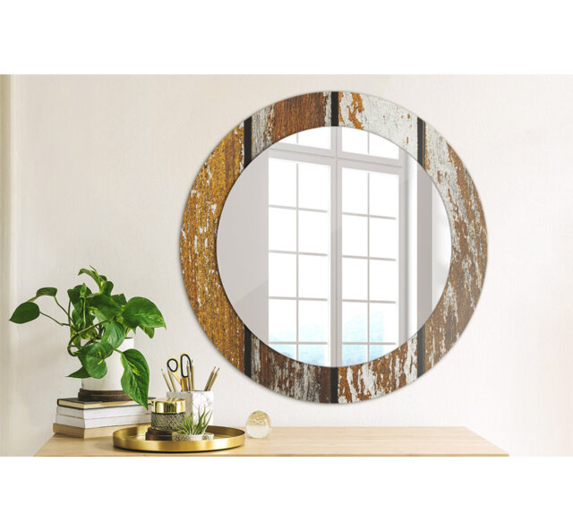 Huldar Glass Flat Wall Mirror