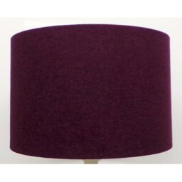 25cm H Cotton Drum Lamp Shade ( Screw On )