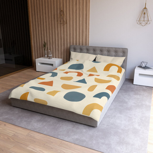 Microfiber Duvet Cover Boho Style, Design 82