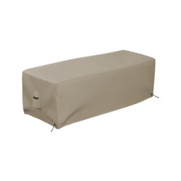 Heavy Duty Multipurpose Outdoor Rectangle FirePit Cover, Durable UV Resistant Patio Waterproof Cover