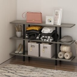 Rosamaria 71cm H x 120cm W Plastic Etagere Bookcase