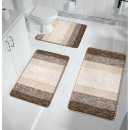 3 Piece set Rectangle Bath Mat