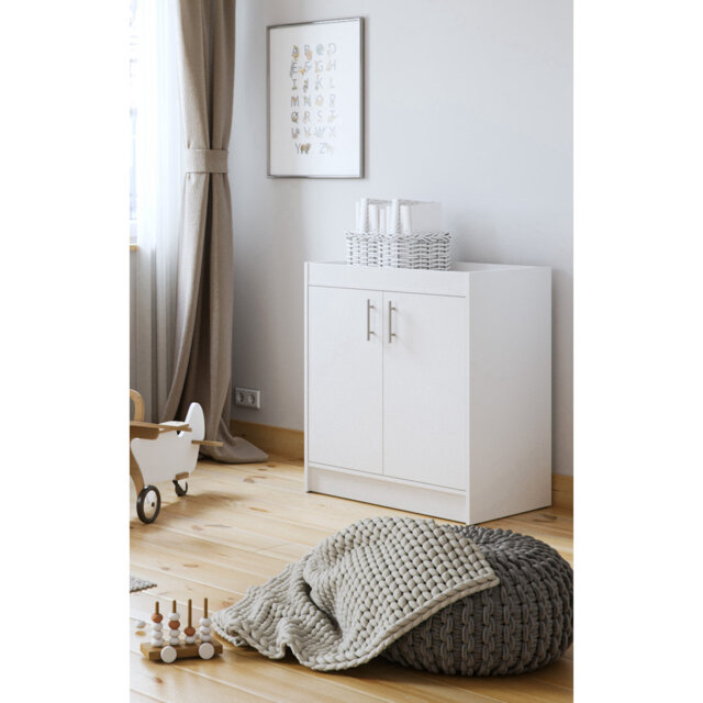 Little Acorns Chester Dresser / Changing Unit - White