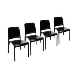 Hazlett 47cm H Upholstered Stacking Dining Chair