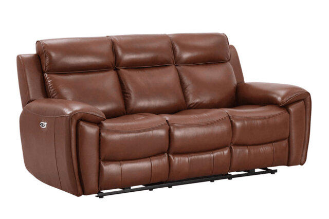 Annecy Genuine Leather Electric Power Recliner 3 Seater