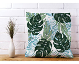 Salter Tropical Floral Square Throw Cushion