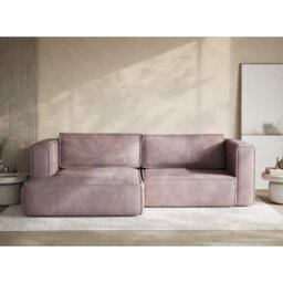 Four-Seater Corner Sofa With Bed Function