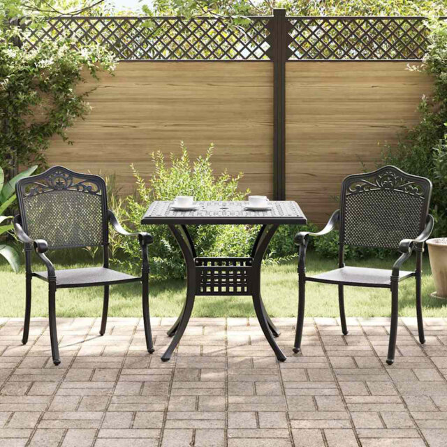 Garden Table Set Cast Aluminium Outdoor Dining Patio Furniture Terrace