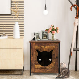 Cat House Wayfair Litter Box Enclosure Industrial Cat Litter Box