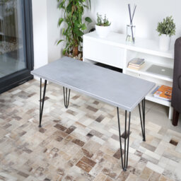 Frese Metal Base Dining Table