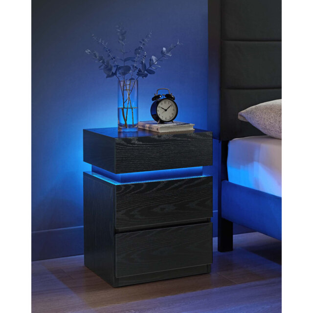 Casein 40cm W Manufactured Wood Bedside Table