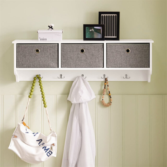 Fanette Wall 5 - Hook Wall Mounted Coat Rack