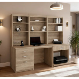 Brely 6 Piece Computer Desk Office Set