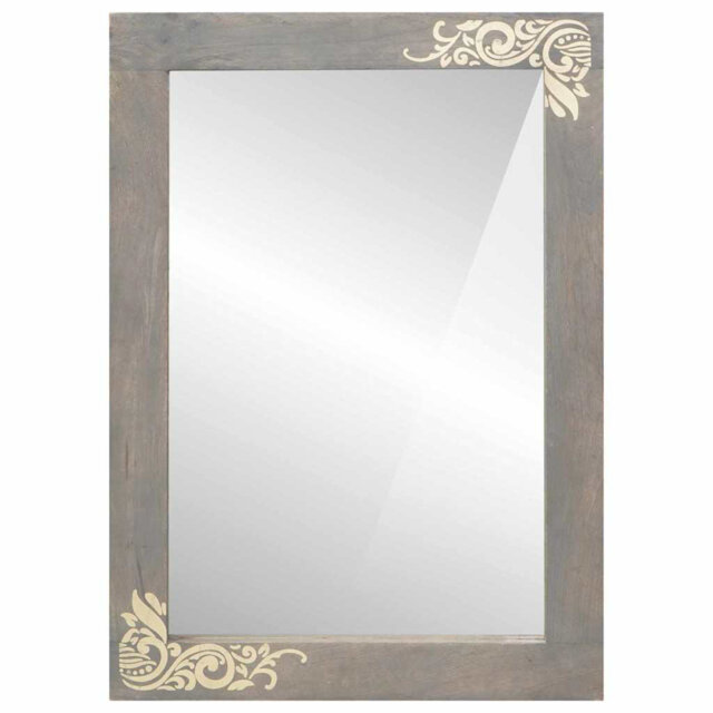 Solid Wood Rectangle Mirror