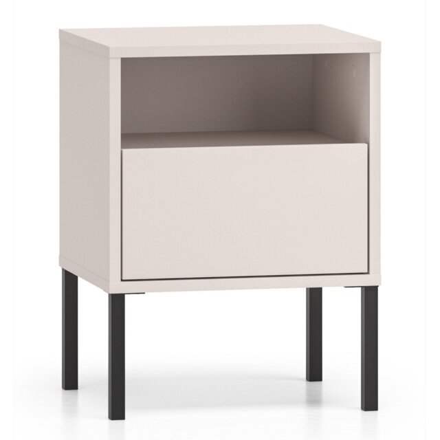 40cm W Metal Bedside Table