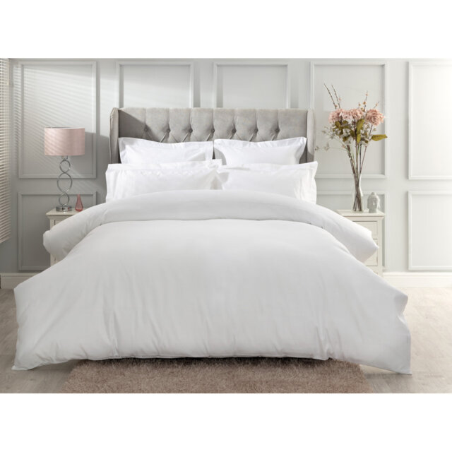 Plain Dye 1000 TC Egyptian Quality Cotton Duvet Cover