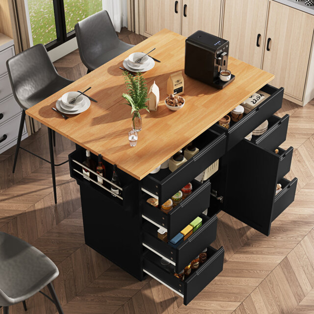Wood Kitchen Island