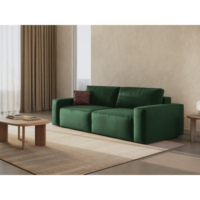 Biles 3 Seater Velvet Sofa Bed