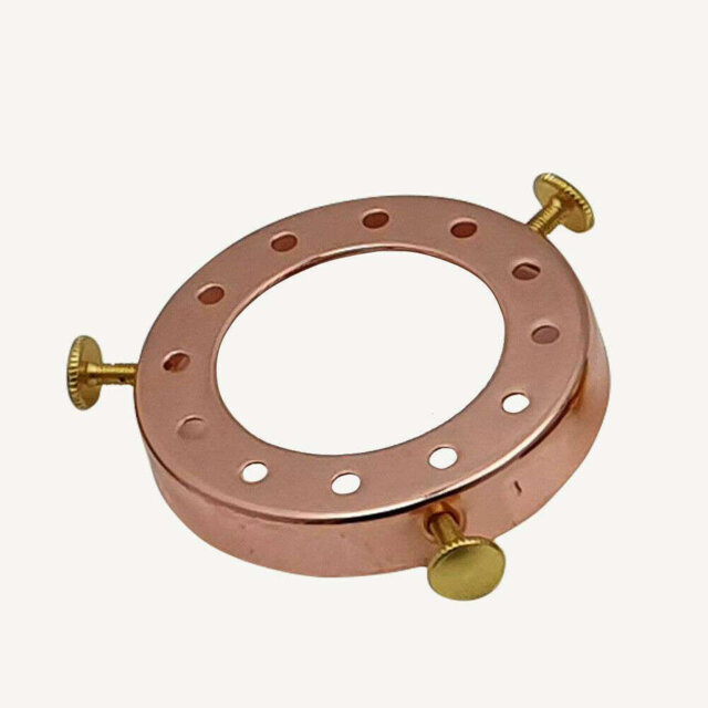 Socket Lampshade Holder Top Collar Ring Adapter Lamp Base Solid Metal Separate Lighting Kit