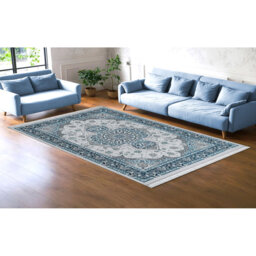 Rectangle Floral Flatweave Berber Indoor / Outdoor Area Rug